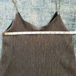 Lovemarks Metallic Silver Ribbed Tank Top Small Photo 3