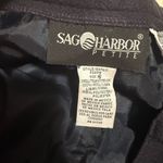 Sag Harbor  100% Wool Dark Purple Trousers with Straight Leg Design Photo 8