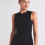 SKIMS  Soft Lounge V-Neck Tank Mini Dress in Soot, Size XXS Photo 2