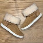 UGG  Mika Tan Suede Shearling Lined Classic Sneaker Boots Photo 1