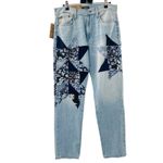 Ralph Lauren NEW Polo  The Avery Boyfriend Kipton Wash Patchwork Star Print Jean Photo 3