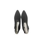 NIB! Lisa Vicky Sway Pointed Toe Suede Western Black Bootie Photo 6