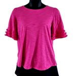 Belle by Kim Gravel Knit Elbow Top with Triple Fringe Photo 1