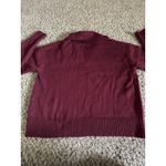 Old Navy Women's Maroon Polo Sweater Size small Photo 6