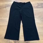 Apt. 9 Women's Size 10  Stretch Ava Black Wide Leg Cropped Dress Pants EUC Photo 0