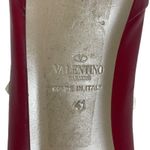 Valentino Garavani  Rockstud Two Tone Platform Pumps Peep Toe Size 41 Photo 9