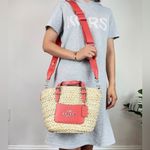 Coach NWT Small Straw Tote Bag Photo 8