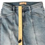 7 For All Mankind Blue Light Wash Vertical Front Seamed Jeans sz 29 Luxe Vintage Photo 3