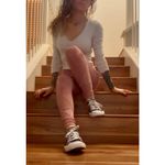 Converse Women’s Chuck Taylor All Star Daily Low Top Shoes FAIR CONDITION Sz 8 Photo 2