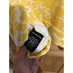 Who What Wear Women’s Sweatshirt Large Yellow Floral Long Sleeve Pockets EUC Photo 4