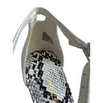 Shoedazzle Teina White Ankle Strap Sandals Heels Size 7.5 Photo 6