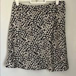 Princess Polly Black and White animal A-line Mini Skirt. Size 6 Photo 0