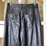 SheIn Faux Leather Stretch Straight Leg Pants Trousers - Petite Small Photo 5