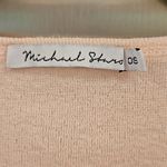 Michael Stars 💕💕 Cari V-Neck Shimmer Shine Tee ~ Rose Light Pink One Size NWOT Photo 10