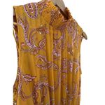 Nanette Lepore  Hi-Lo Pink Paisley  Summer Sleeveless in Sun Squash Dress Size 10 Photo 8