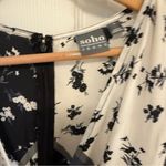 NWT Soho Jeans by New York & Company Asymmetrical Tunic Dress Black Size M Photo 3