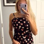 Divided Vintage style black dress with purses all over Photo 1