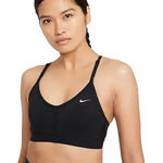 Nike Women's Black Sports Bra with White Logo Photo 0