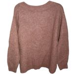 H&M Wool Alpaca Blend V-neck Pullover Sweater tan pink Size S Photo 1