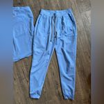 Fabletics  Celi Blue Scrub Set- Evolve Top And On Call Joggers- S/M Photo 5