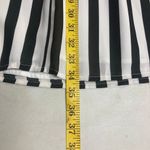 Esley  Women’s White & Black Striped Fit & Flare‎ dress NEW Photo 2