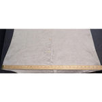 Flax  Organic Minimalist Quiet Luxury Natural Linen Shimmer Long Sleeve Blouse Lg Photo 9