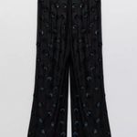 ZARA NWT  SHEER POLKADOT SEQUIN PANTS SIZE S Photo 1
