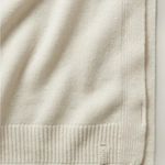 Athleta Daydream Merino Wool Knit Wrap Cream OS Photo 4