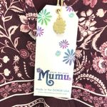 Show Me Your Mumu  Plum Paisley Perveen Pirate Bohemian Tunic Dress Sz XS NWT Photo 2