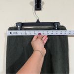 Joseph EUC   Size XS Cotton Blend Light Cable Knit pants dark green wide leg Photo 1