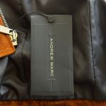 Andrew Marc Genuine Suede Leather Moto Bomber Jacket Brown Size Medium NWT Photo 8