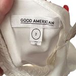 Good American  Jacquard Button Midi Dress nwt Photo 4