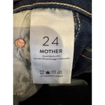 MOTHER Jeans Women 24 Blue Denim The Insider Crop Step Fray Rough Stud Designer Photo 8