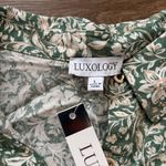 Luxology  Green Floral Sleeveless Jumpsuit - Size Large Photo 6