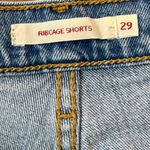 Levi's Premium Ribcage Shorts Size 29 Denim Jean Light Wash High Rise Button Fly Photo 5