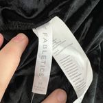 Fabletics NWT Black Hi Waisted Crushed Velour Cross-Over Leggings Size M Photo 6