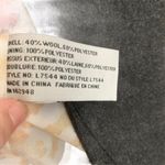 Tulle Dark Gray Wool Blend One Button Blazer Jacket Size M Photo 7