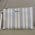 Nanette Lepore Gray and Yellow Clutch with Wristlet Photo 0