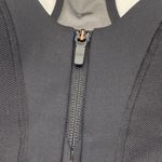 Ivy Park adidas Medium Support Black Zip Front Bra Bralette Racerback Size XS Photo 8