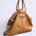 Hobo International Sheila Bucket Top Handle Circle Crossbody Shoulder Bag Purse Satchel Brown. Great condition Measurement in pics Brown Photo 0