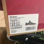 Vans Old Skool Low Top Black Green Canvas Suede Sneakers Women 8.5 US Photo 11