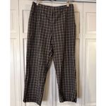 Brooks Brothers  stretch  navy plaid crop pant size 8 Photo 10