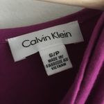 Calvin Klein Cowl Neck Drop Waist Sleeveless Dress Knit Color Block Wome… Photo 1