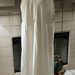 Maggy London  Women's white Plus Size Maxi Full Skirt Shirt Dress size 16W NWT Photo 3