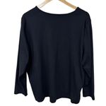 New Visions Black Orange Libra Rhinestone Long Sleeve Shirt Size 18W Photo 2