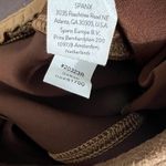 Spanx Faux Suede Flare Pants in Rich Caramel Seamed Pull On 20323R Size Large Photo 9