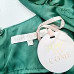 MORE TO COME Blaire Mini Dress in Teal Large Photo 6