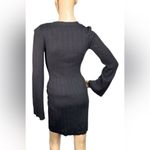 Hippie Rose  Crewneck Side-Slit Sweater Dress Photo 1