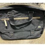 Lacoste BRIEFCASE Business BAG Military Style Vintage L75 Casual 2 Black Photo 3