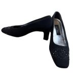 Stuart Weitzman  Womens Black Leather Heeled 2.5 " Shoes  Size 7B SKU 7482 Photo 1
